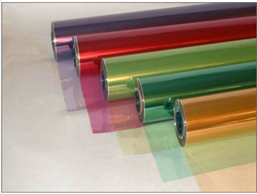 colorful gift wrapping film
