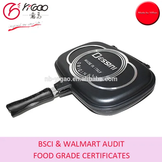 32cm Black Non Stick Coated Aluminium Double Sided Frying Pan