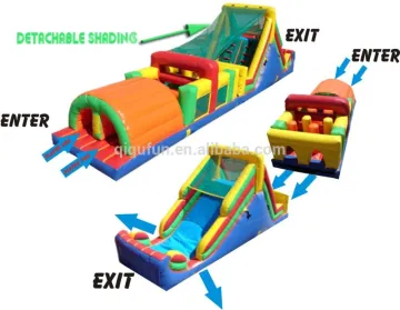 damp proof course material/Adult Inflatable Obstacle Course for kids or adults