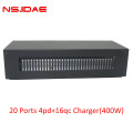 4pd + 16qc Charger rapide 20 ports