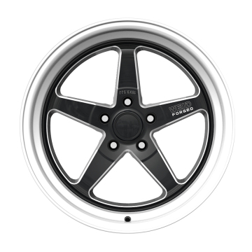 Preto de alumínio da roda 6x139.7 do caminhão de 5-SPOKE moído