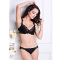 Culotte de soutien-gorge à armatures amovibles en dentelle pour femme