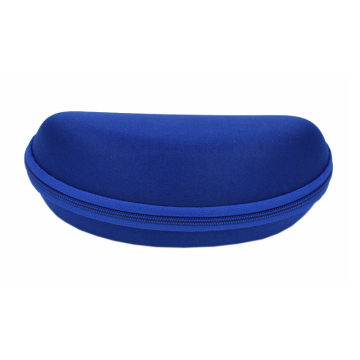 Custodia per occhiali EVA semi -hard - scatola di occhiali blu per occhiali da sole e occhiali