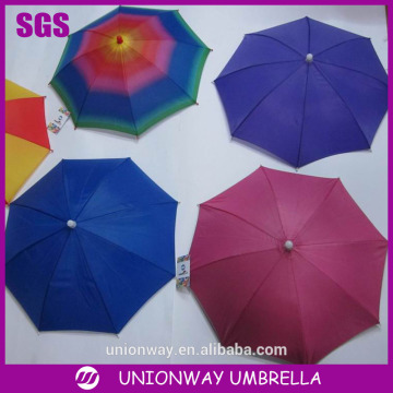 30cm sun protection head umbrella for adult and kids , hat umbrella , sun umbrella