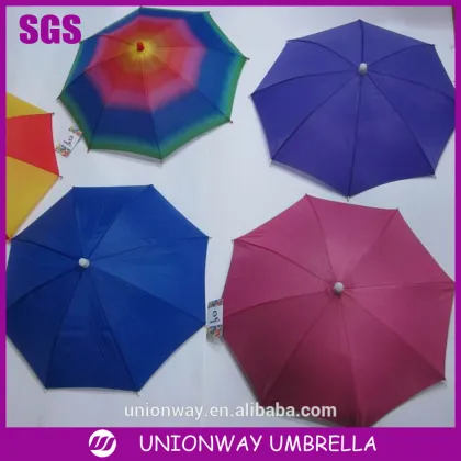 30cm sun protection head umbrella for adult and kids , hat umbrella , sun umbrella