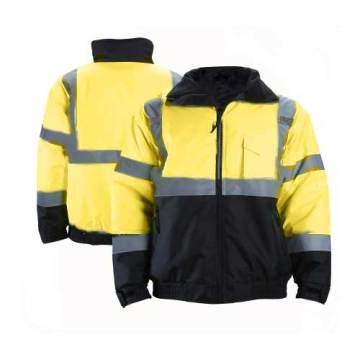 Winter Hoog zichtbaarheid Men Bomber Waterdichte veiligheidsjack