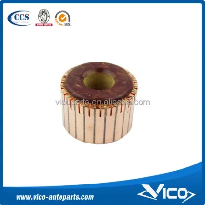 24 Segment DC Motor Commutator 25.0mm OD 16.0mm L 8.4mm ID for Household Appliances