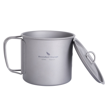 Boundless Voyage: Ultralight Portable Titanium Camping Mug
