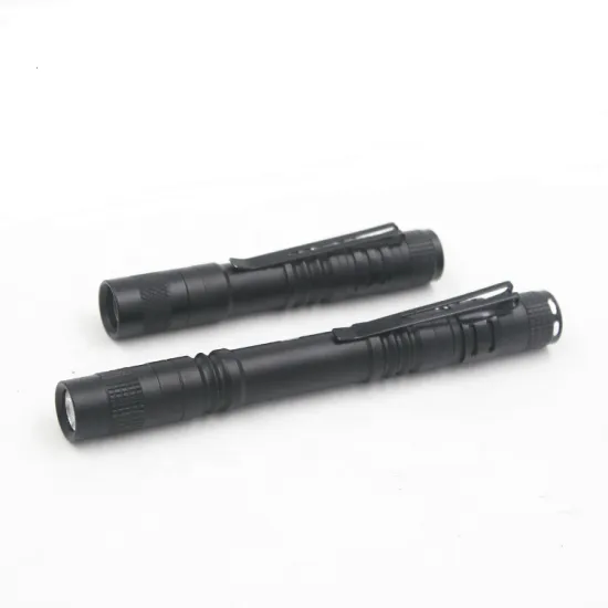 China Factory Wholesaler: Portable Waterproof Mini LED Flashlight with Metal Clip