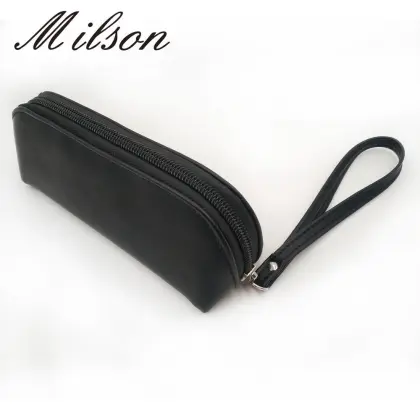 PU Leather Glasses Case Portable Soft Eyewear Bag