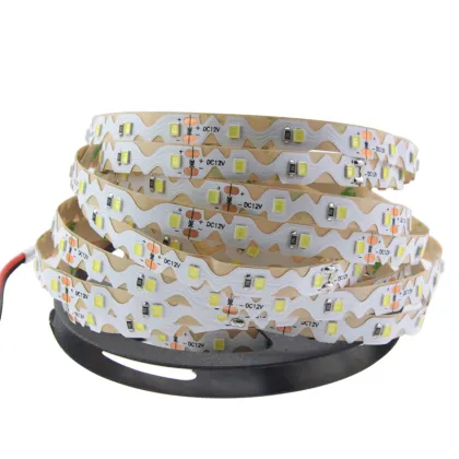 Foxanon Advertising lighting SMD 5050 2835 Folding Light Strip DC12V 60LEDs/m 5M 300leds White Lights DIY Billboard