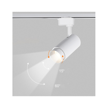 10W-30W COB 360 ° Lampu trek LED dimmable (15 ° -60 °)