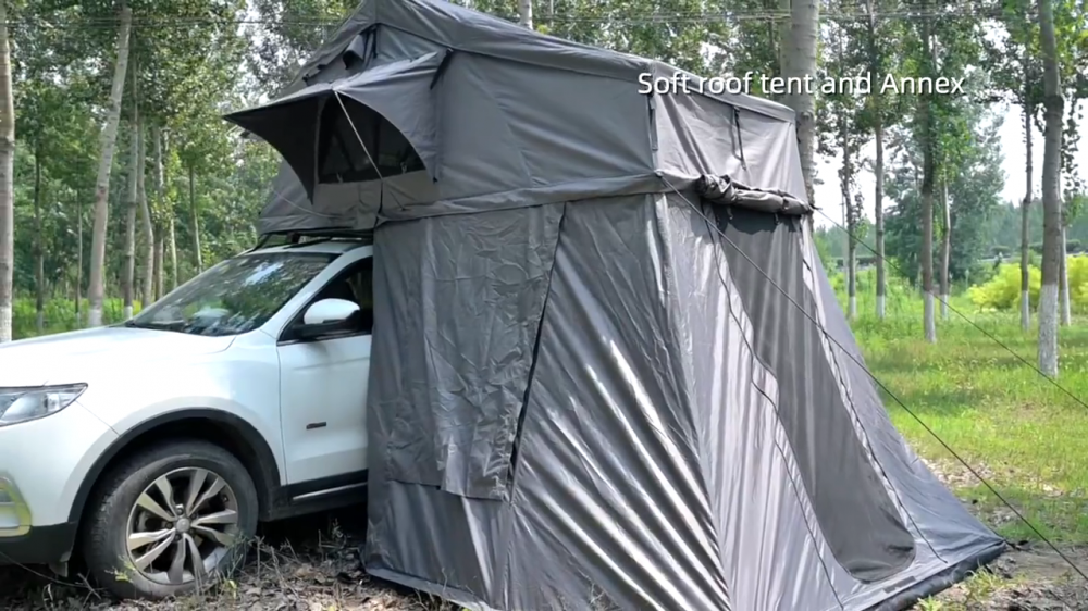 Hochwertige Dachzelt Camping 2-3 Personen im Freien