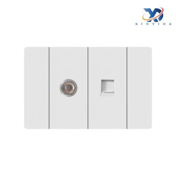 হোম টিভি এবং ইন্টারনেট ওয়াল সকেট