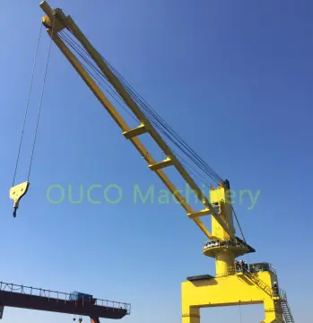 20T Pedestal Crane for Port Cargo Lifting