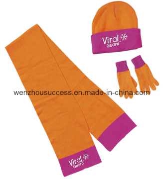 Knitted Set (Scarf/Hat/Gloves) (SH12-3S001)