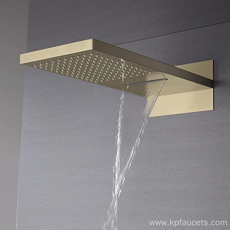 Overhead Brass Watermark Shower Head