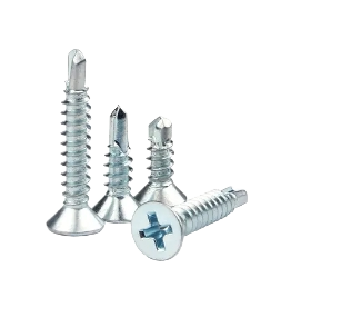 Factory Direct Self Drilling Screws with Countersunk Head Flat Head Black Zinc Finish Metric Measurement System