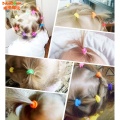 Wholesale 100 Pcs Colorful Child Kids Hair Holders Cute Rubber Hair Band Elastics Accessories Girl Charms Tie Gum
