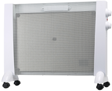 1500W Micathermic Flat-Panel Heater, Movable Silent Energy-Saving Space Mica Heater