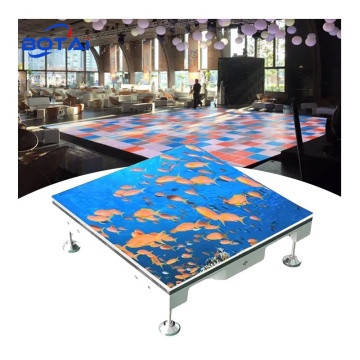 Botai P3.9 P4.8 500x500mm Tanzfläche Outdoor Tanzfläche LED Display Bildschirmpaneel Preis Preis