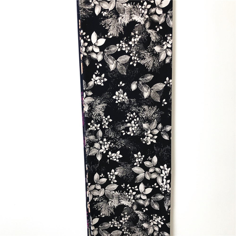 Rayon Discharge Printed Nice Leaf Design