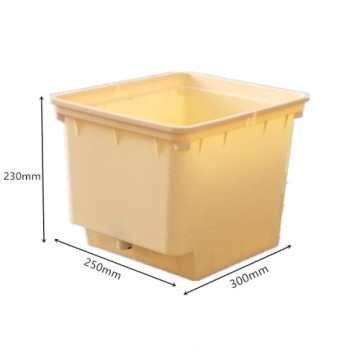 Square PP Plastic Planting Rack for Soilless Balcony Farming with Dutch Buckets