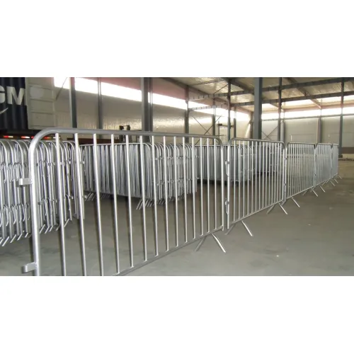 Safety Crowd Control Barriers with Flat Feet
