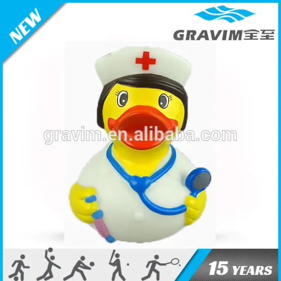 nurse shape rubber duck,promotion nurese duck,rubber duck nurese