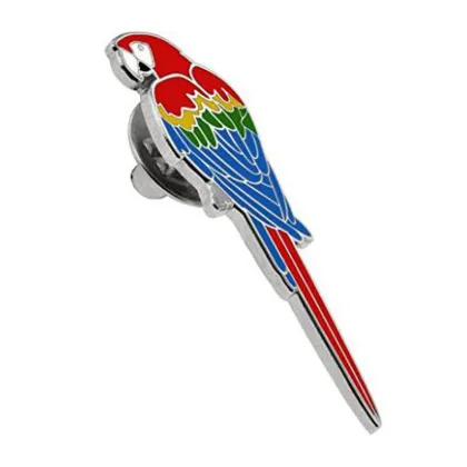 Classic Red Cardinal Bird Enamel Lapel Pin