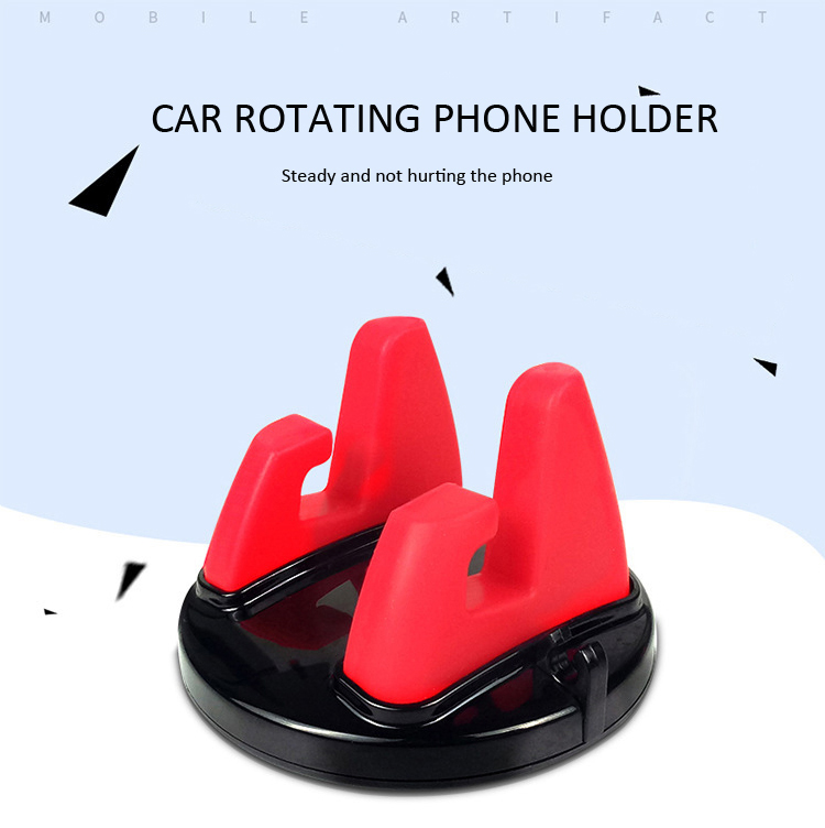IKSNAIL 360 Degree Car Phone Holder Soft Silicone Anti Slip Mat Mobile Phone Mount Stands Support Car GPS Dashboard Bracket