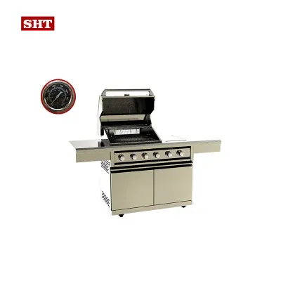 Stainless Steel Kitchen Cabinet Modern Design Barbecue Grill