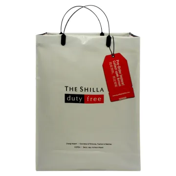 Cosmetic Handle Plastic Bag