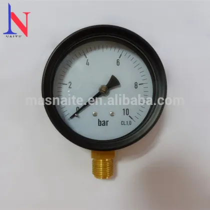 Black Steel Wika Type Dry Pressure Gauge