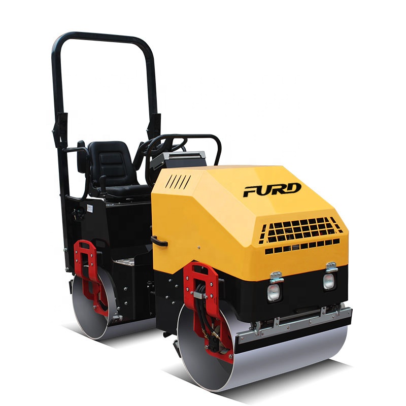 Hand Compactor 2 Ton 2 Ton Compactor Vibratory Roller Mini Road Roller Compactor Fyl-900 ...