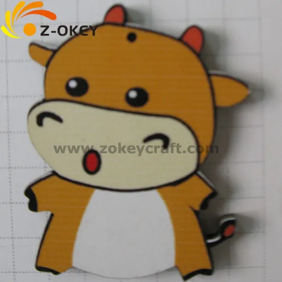 2015 new Yiwu cute cow-shape wood fridge magnet alibaba com