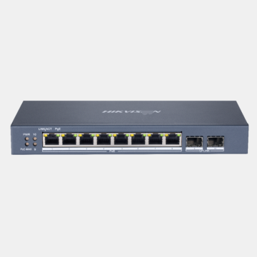 Оригинальный HIK DS-3E1510P-SI 8 PORT GIGABIT POE Переключатель