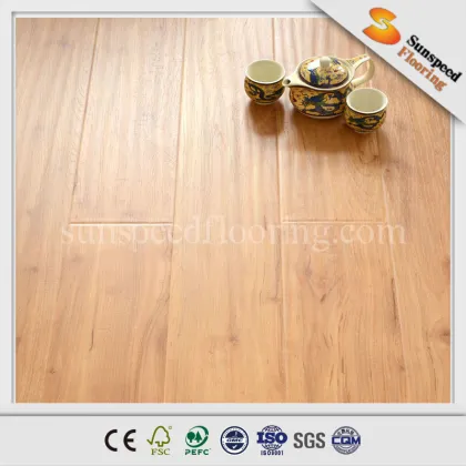 HDF AC3 floor real wood grain design lamianted floor
