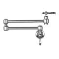 Shinning Chrome Pot Filler Wall Mount Kitchen Faucet