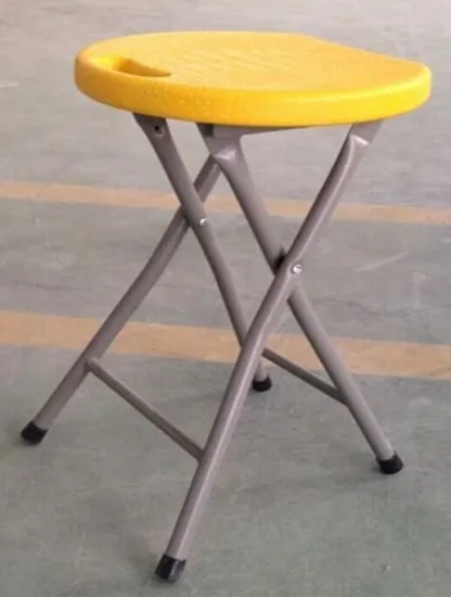Light weight plastic folding stool for outdoor