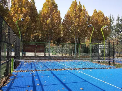 Professional Outdoor Paddle Tennis Court