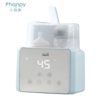 Dubbele flesverwarmer voor babymelkflessterilisator-blauw