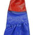 Chubasquero de PVC rojo brillante con guantes de manga 60cm