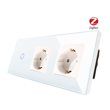 Bingoelec ZigBee 1Gang 1Way WiFi Touch Switch and Socket