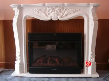 Marble victorian style fireplace