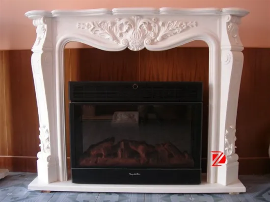 Marble victorian style fireplace