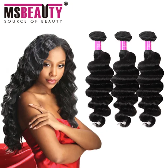 Msbeauty Loose Deep Mink Brazilian Human Virgin Cuticle Aligned Hair Bundle Extensions In Stock China Hair Supplier Dropshipping