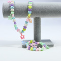 Multicolor -Sterne Halskette Set Craft