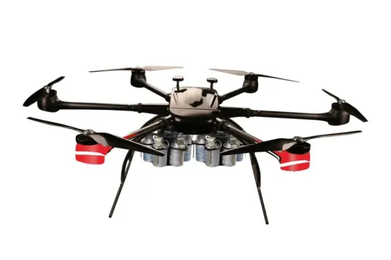 75minutes Hexacopter with 4K 60X Zoom Camera Payload for Surveillance