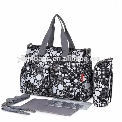 Hot Sale 100% Eco-Friendly Reusable Cute Diaper Bags With Transfer Printing
